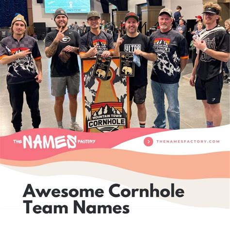 awesome cornhole team names|Cornhole Team Names .